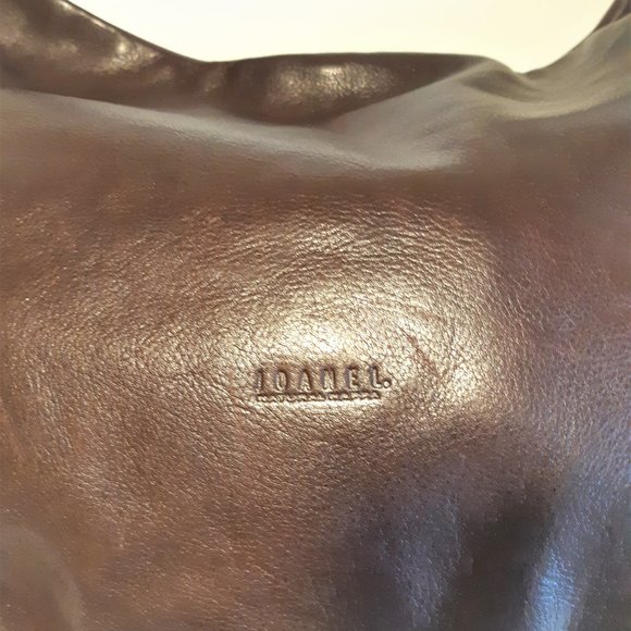 Joanel Chocolate Brown Leather Bag + Scarf 🎁 - Picture 2 of 15